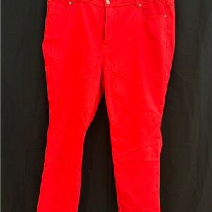 Avenue Red Women's Skinny Jeans
